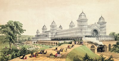 Alexandra Palace, pubblicato da J.King und Son, 1873 da English School